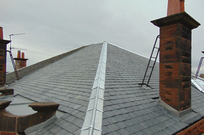 Slating Roof repairs for Glasgow property