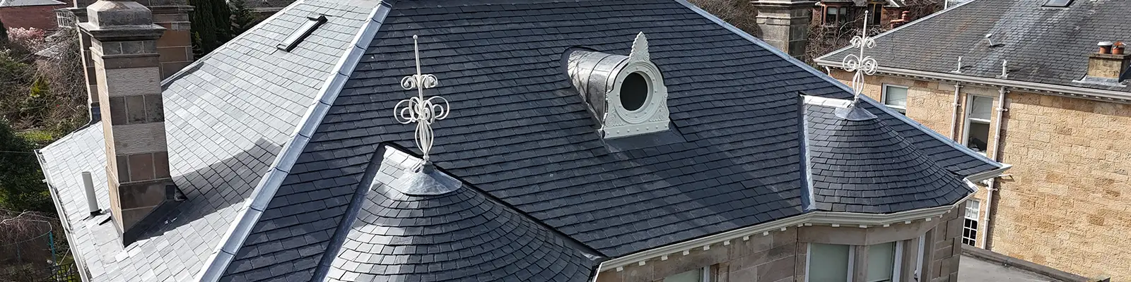 Slate Roofing Services across Glasgow